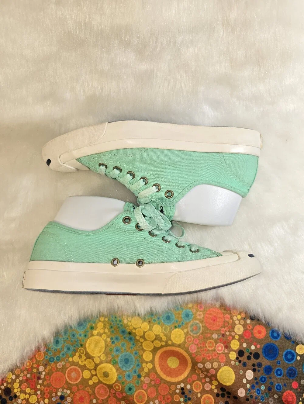 Converse Jack Purcell Ox Unisex Mint Green Canvas Sneakers